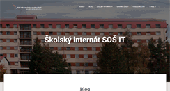 Desktop Screenshot of internat.sos-it.sk
