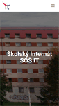 Mobile Screenshot of internat.sos-it.sk